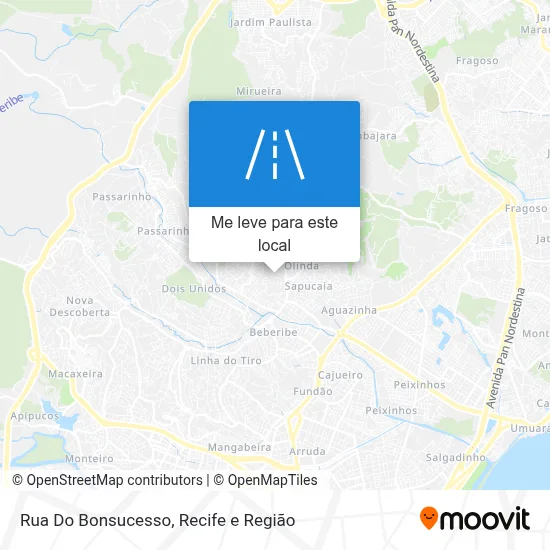 Rua Do Bonsucesso mapa