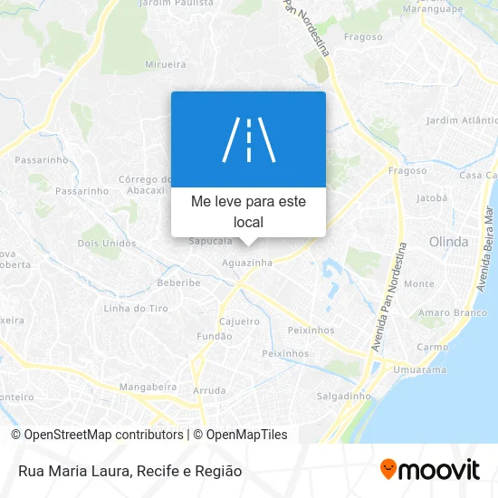 Rua Maria Laura mapa