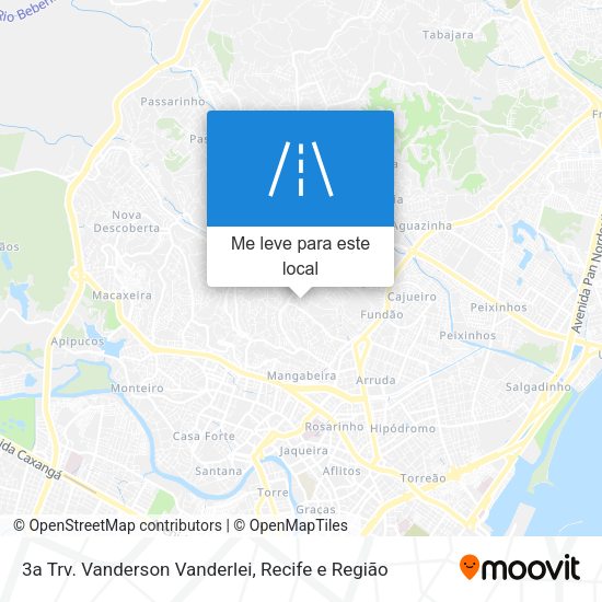 3a Trv. Vanderson Vanderlei mapa