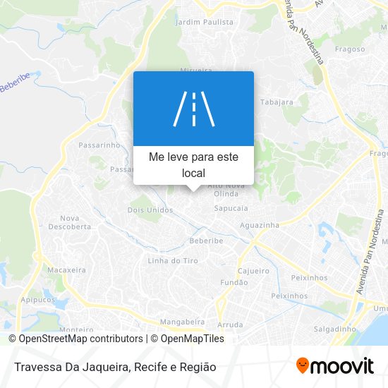 Travessa Da Jaqueira mapa