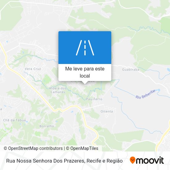 Rua Nossa Senhora Dos Prazeres mapa