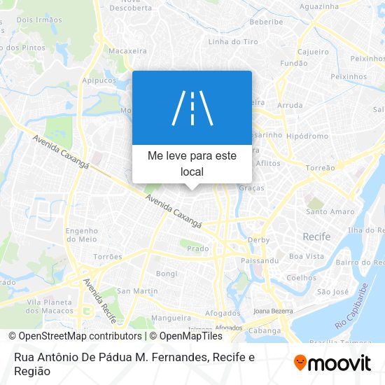 Rua Antônio De Pádua M. Fernandes mapa