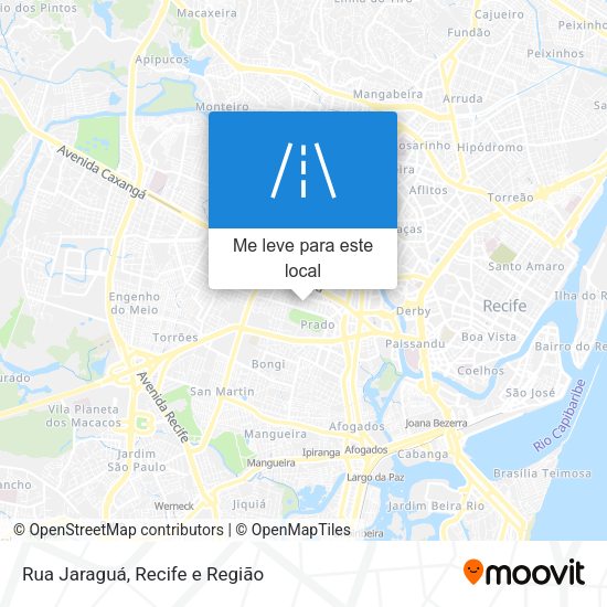 Rua Jaraguá mapa