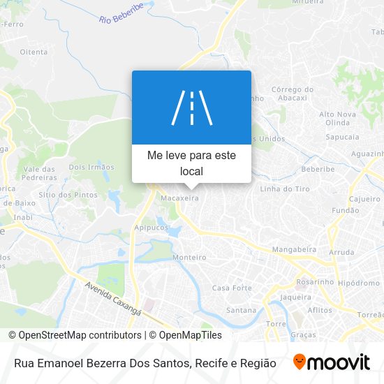 Rua Emanoel Bezerra Dos Santos mapa