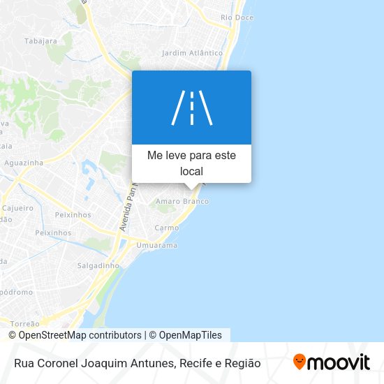 Rua Coronel Joaquim Antunes mapa