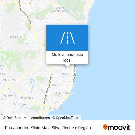 Rua Joaquim Elísio Maia Silva mapa