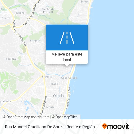 Rua Manoel Graciliano De Souza mapa