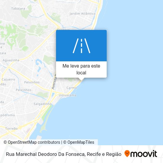 Rua Marechal Deodoro Da Fonseca mapa