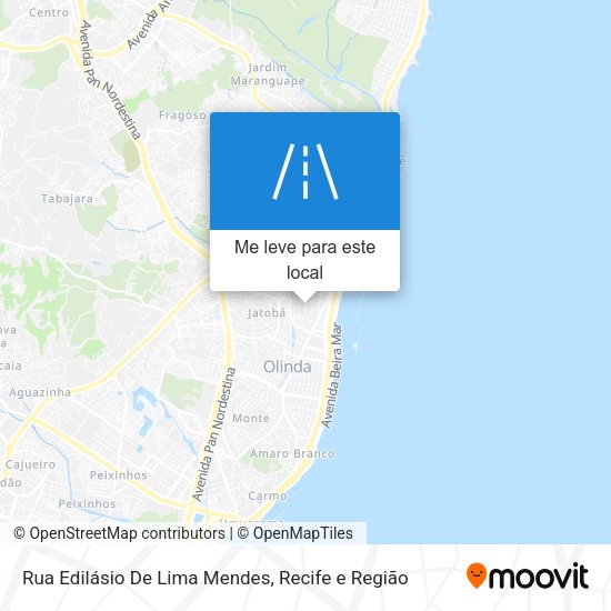 Rua Edilásio De Lima Mendes mapa