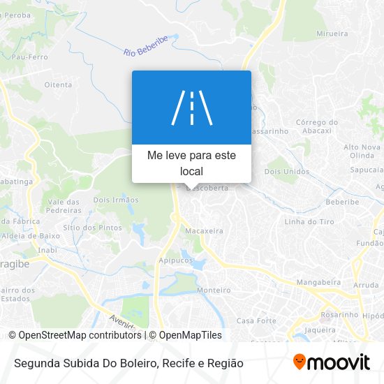 Segunda Subida Do Boleiro mapa