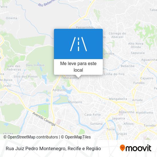 Rua Juiz Pedro Montenegro mapa