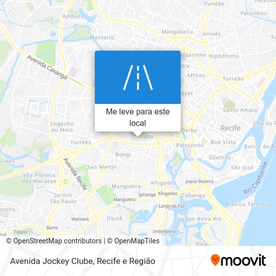 Avenida Jockey Clube mapa