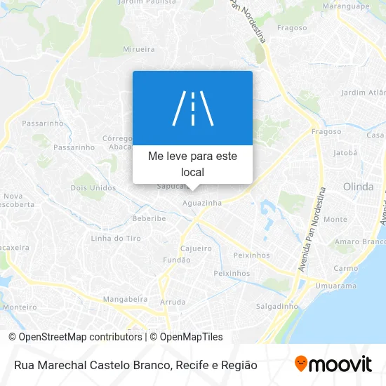 Rua Marechal Castelo Branco mapa