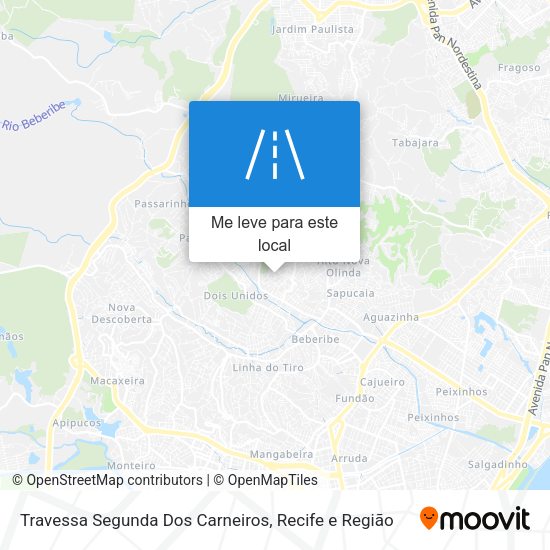 Travessa Segunda Dos Carneiros mapa