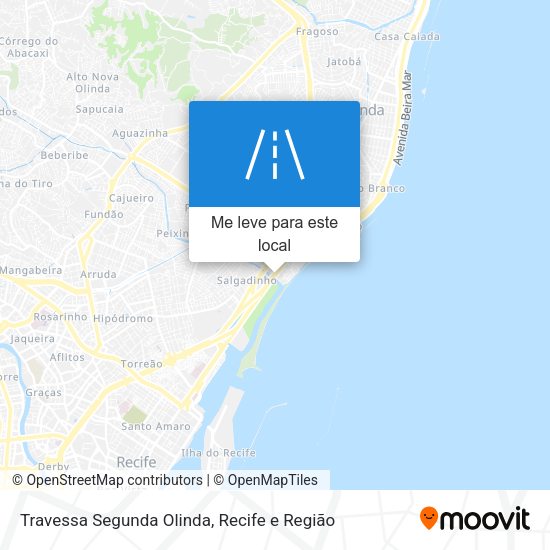 Travessa Segunda Olinda mapa