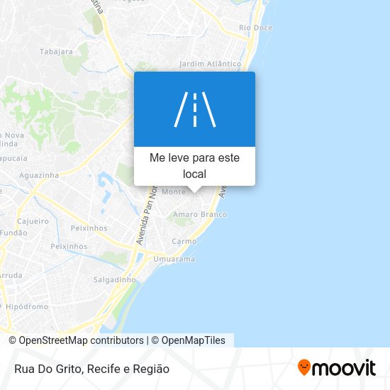 Rua Do Grito mapa