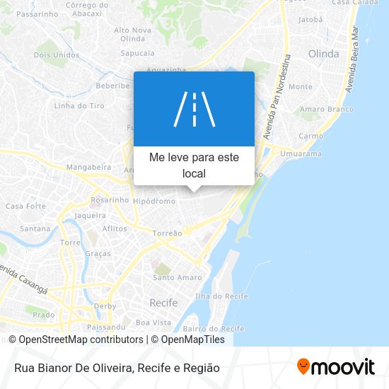 Rua Bianor De Oliveira mapa