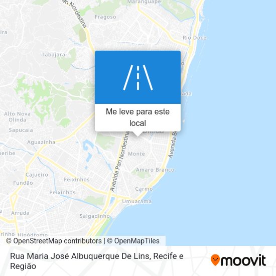 Rua Maria José Albuquerque De Lins mapa