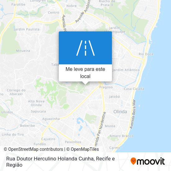 Rua Doutor Herculino Holanda Cunha mapa