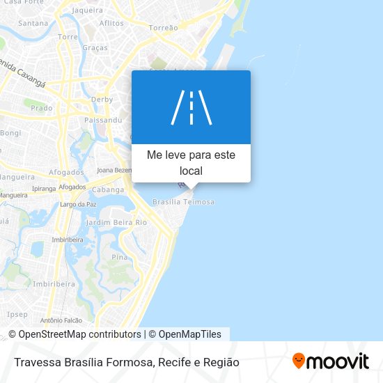 Travessa Brasília Formosa mapa