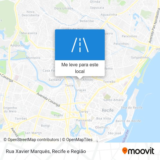 Rua Xavier Marquês mapa