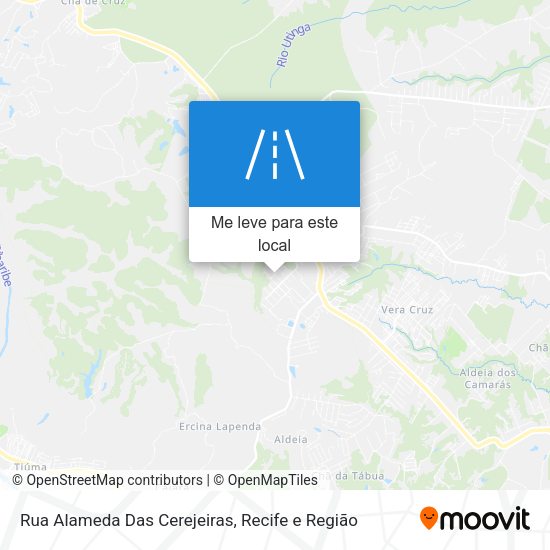 Rua Alameda Das Cerejeiras mapa