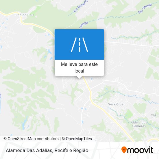 Alameda Das Adálias mapa