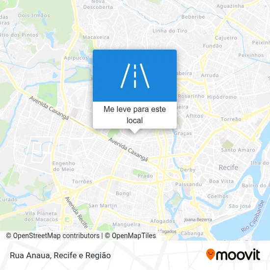 Rua Anaua mapa