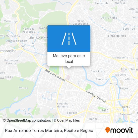 Rua Armando Torres Monteiro mapa