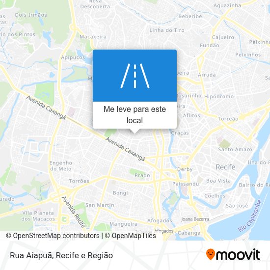 Rua Aiapuã mapa
