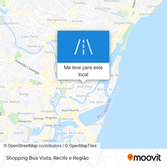 Shopping Boa Vista mapa
