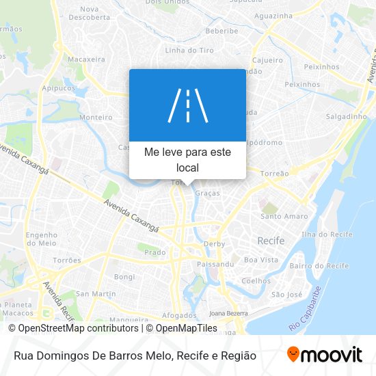 Rua Domingos De Barros Melo mapa