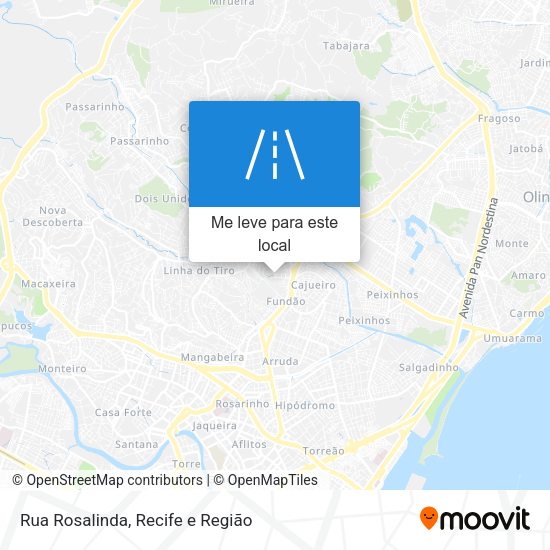 Rua Rosalinda mapa