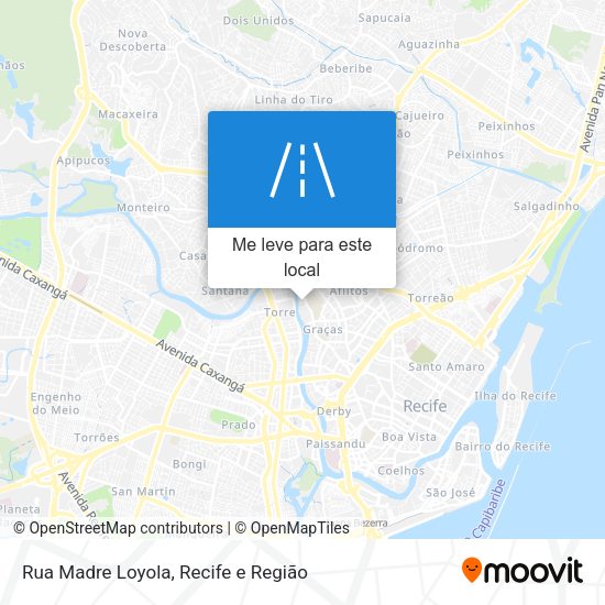 Rua Madre Loyola mapa