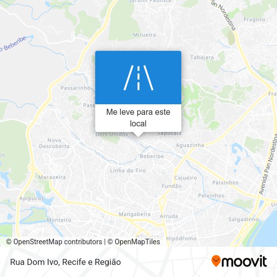 Rua Dom Ivo mapa