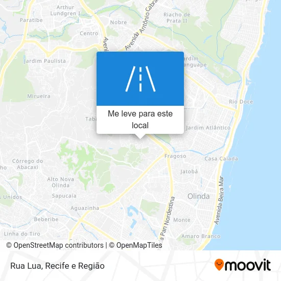 Rua Lua mapa