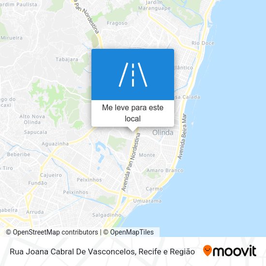 Rua Joana Cabral De Vasconcelos mapa