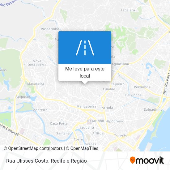 Rua Ulisses Costa mapa