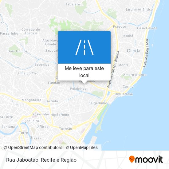 Rua Jaboatao mapa