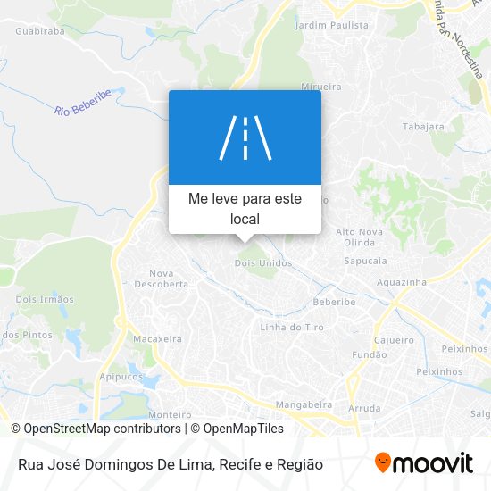 Rua José Domingos De Lima mapa