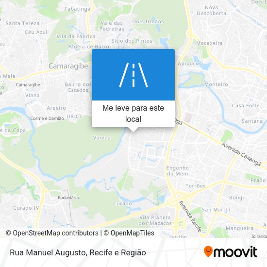 Rua Manuel Augusto mapa