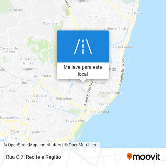 Rua C 7 mapa