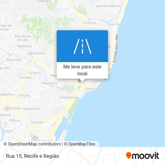Rua 15 mapa