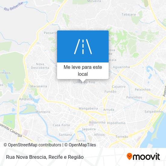 Rua Nova Brescia mapa
