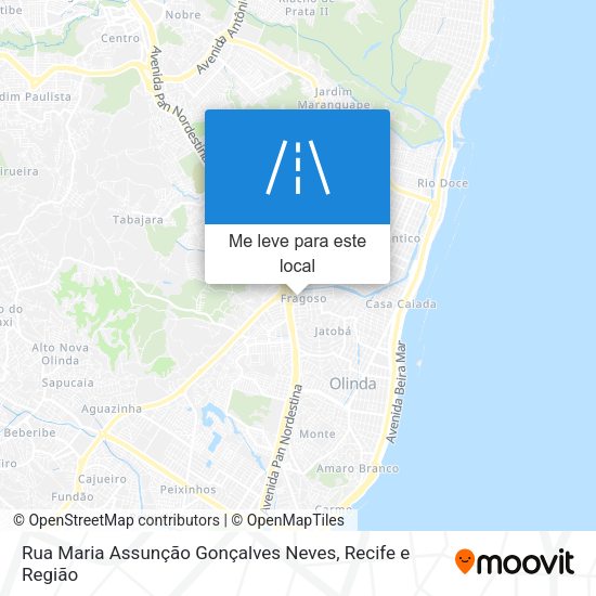Rua Maria Assunção Gonçalves Neves mapa