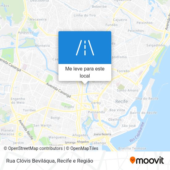 Rua Clóvis Beviláqua mapa