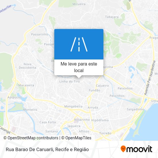 Rua Barao De Caruarli mapa