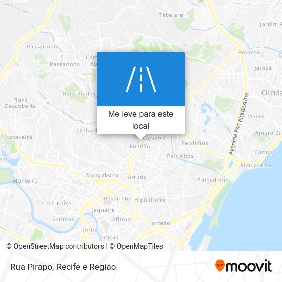Rua Pirapo mapa