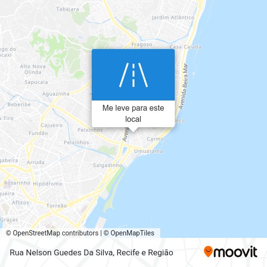 Rua Nelson Guedes Da Silva mapa