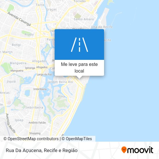 Rua Da Açucena mapa